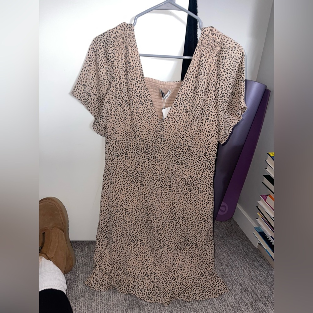 Abercrombie and Fitch Cheetah Dress with matching scrunchy